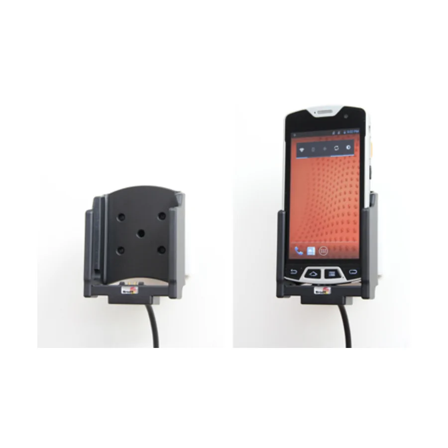 Bild 4 : 513755 : Brodit Halter Aktiv, mit Festanschluss, 12/24V, für M3 MOBILE SM15, NUR für Modelle OHNE Bumper!