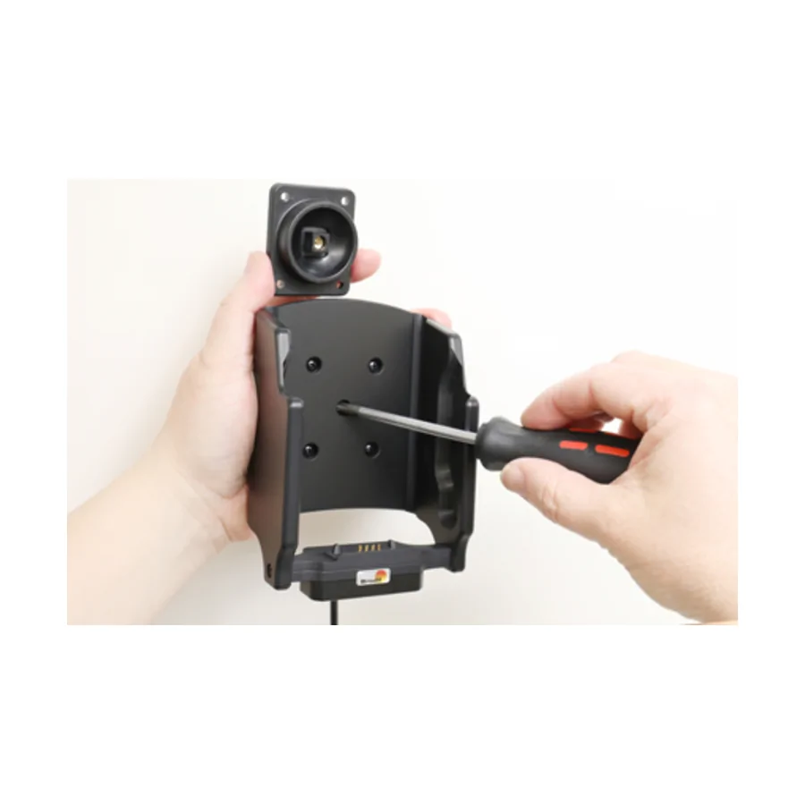 Bild 1 : 513926 : Brodit Halter Aktiv, mit Festanschluss, 12/24V, für ZEBRA TC51 (NUR für Geräte mit Original Zebra Rugged Hülle)