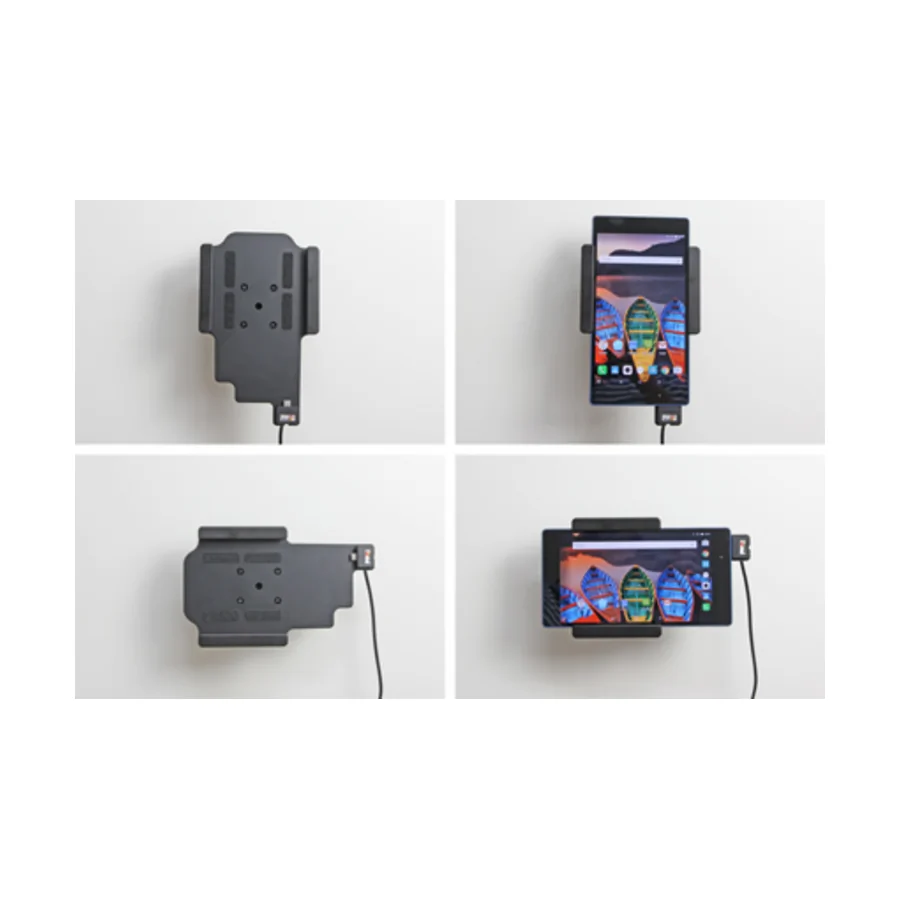 Bild 4 : 513938 : Brodit Halter Aktiv, mit Festanschluss, 12/24V, für LENOVO Tab 3 7