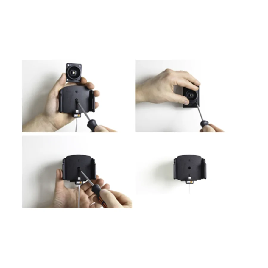 Bild 3 : 514667 : Brodit einstellbarer Halter (seitlich) f�r APPLE iPhone 6 Plus, f�r Schutzh�llen, max: Breite 75-89mm, Dicke: 2-10mm, Achtung: Nur f�r die Aufnahme des abgebildeten Original Kabel (Apple MQUE2ZM/A mit Lightning Anschluss) vorgesehen!