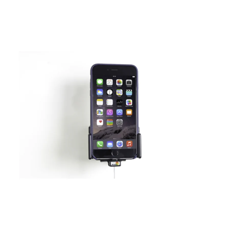 Bild 4 : 514667 : Brodit einstellbarer Halter (seitlich) f�r APPLE iPhone 6 Plus, f�r Schutzh�llen, max: Breite 75-89mm, Dicke: 2-10mm, Achtung: Nur f�r die Aufnahme des abgebildeten Original Kabel (Apple MQUE2ZM/A mit Lightning Anschluss) vorgesehen!