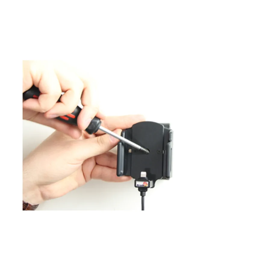 Bild 3 : 521503 : Brodit einstellbarer Halter (seitlich) Aktiv USB, 12/24V, f�r APPLE iPhone SE, f�r Schutzh�llen, max: Breite 59-63mm, Dicke: 6-10mm
