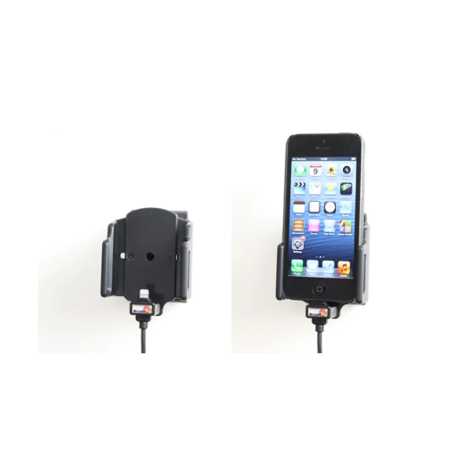 Bild 4 : 521503 : Brodit einstellbarer Halter (seitlich) Aktiv USB, 12/24V, f�r APPLE iPhone SE, f�r Schutzh�llen, max: Breite 59-63mm, Dicke: 6-10mm
