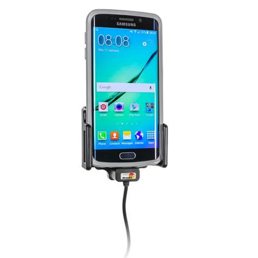 Bild 4 : 521620 : Brodit einstellbarer Halter Aktiv USB f�r NOKIA C21 Plus, Micro USB