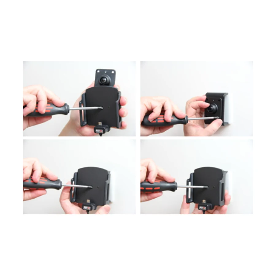 Bild 3 : 521628 : Brodit einstellbarer Halter Aktiv USB f�r HUAWEI Y7 (2019) , Micro USB,