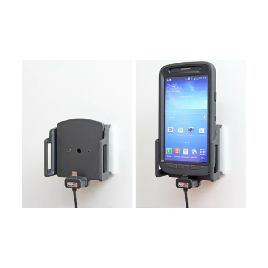 Bild 4 : 521628 : Brodit einstellbarer Halter Aktiv USB f�r HUAWEI Y7 (2019) , Micro USB,