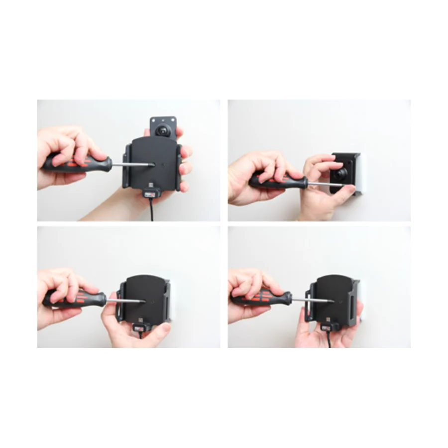 Bild 3 : 521629 : Brodit einstellbarer Halter Aktiv USB f�r ZTE Axon Elite, Micro USB
