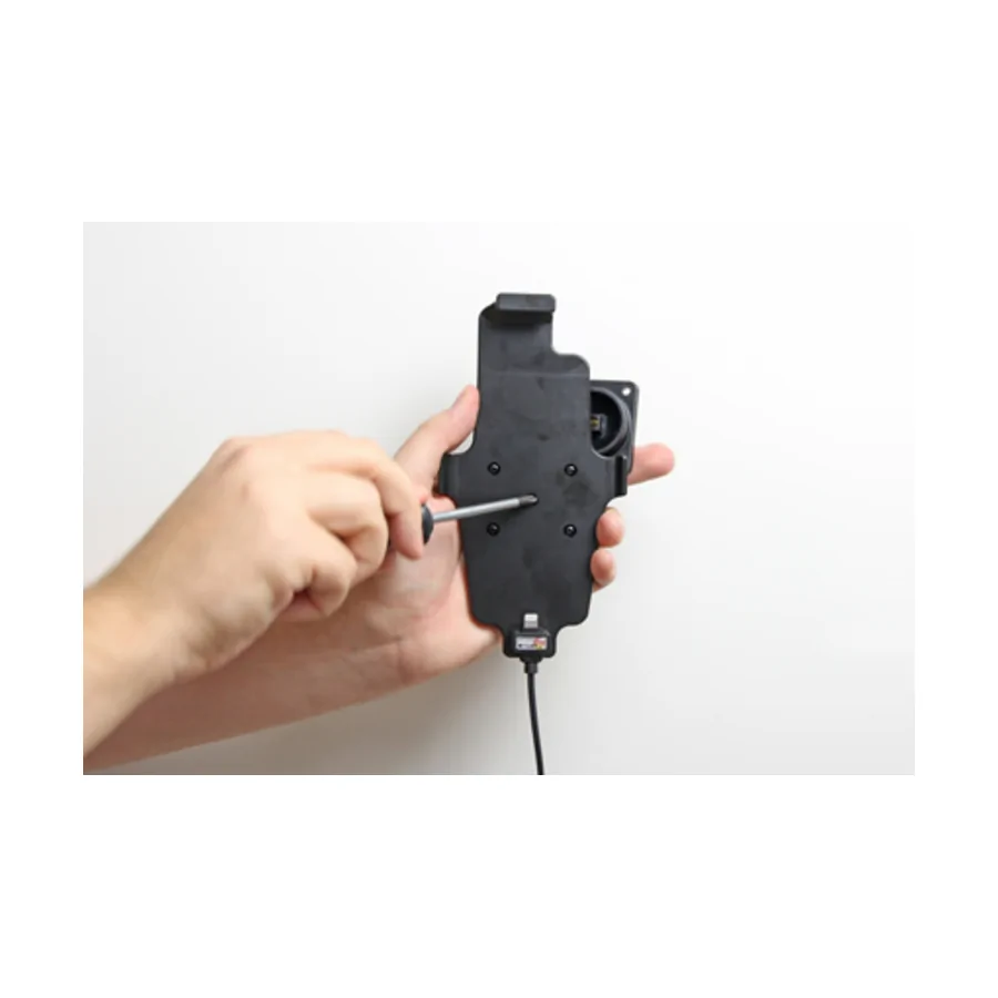 Bild 1 : 521663 : Brodit Halter (Befestigung oben) Aktiv USB, 12/24V, f�r APPLE iPhone 6S Plus, f�r Schutzh�llen, max: H�he 160-175mm, Breite bis 88mm, Dicke: 2-11mm