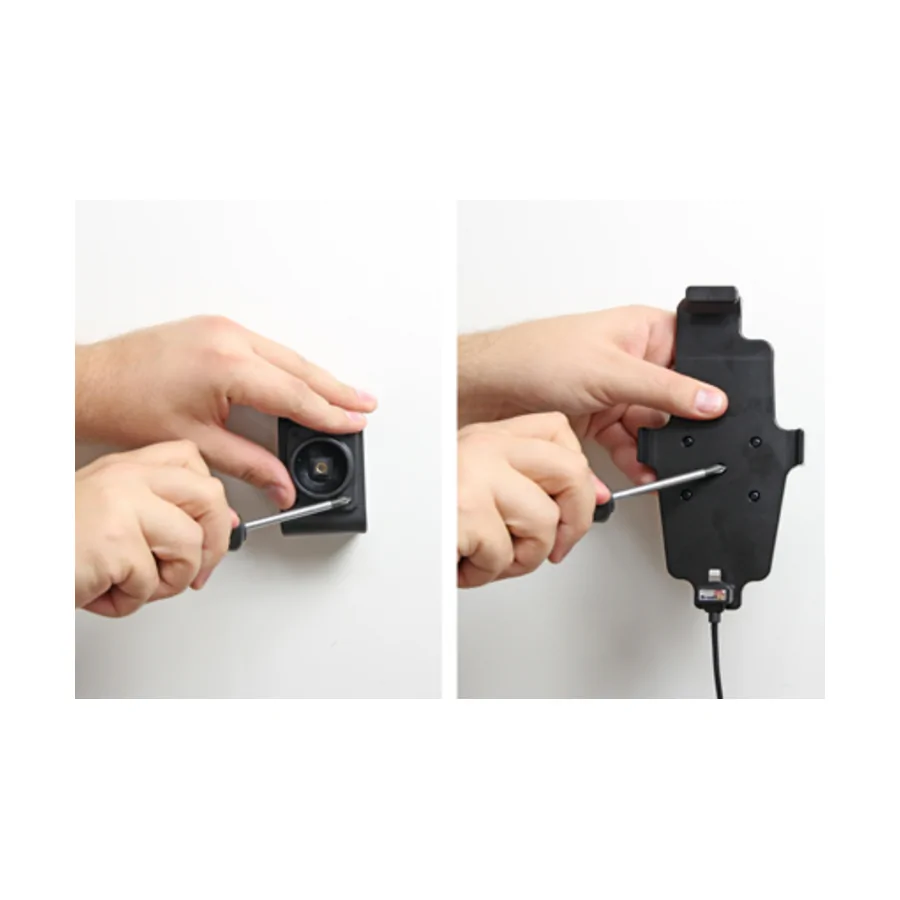 Bild 2 : 521663 : Brodit Halter (Befestigung oben) Aktiv USB, 12/24V, f�r APPLE iPhone 6S Plus, f�r Schutzh�llen, max: H�he 160-175mm, Breite bis 88mm, Dicke: 2-11mm