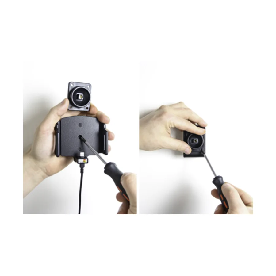 Bild 2 : 521667 : Brodit einstellbarer Halter (seitlich) Aktiv USB, 12/24V, f�r APPLE iPhone 7 Plus, f�r Schutzh�llen, max: Breite 75-89mm, Dicke: 2-10mm