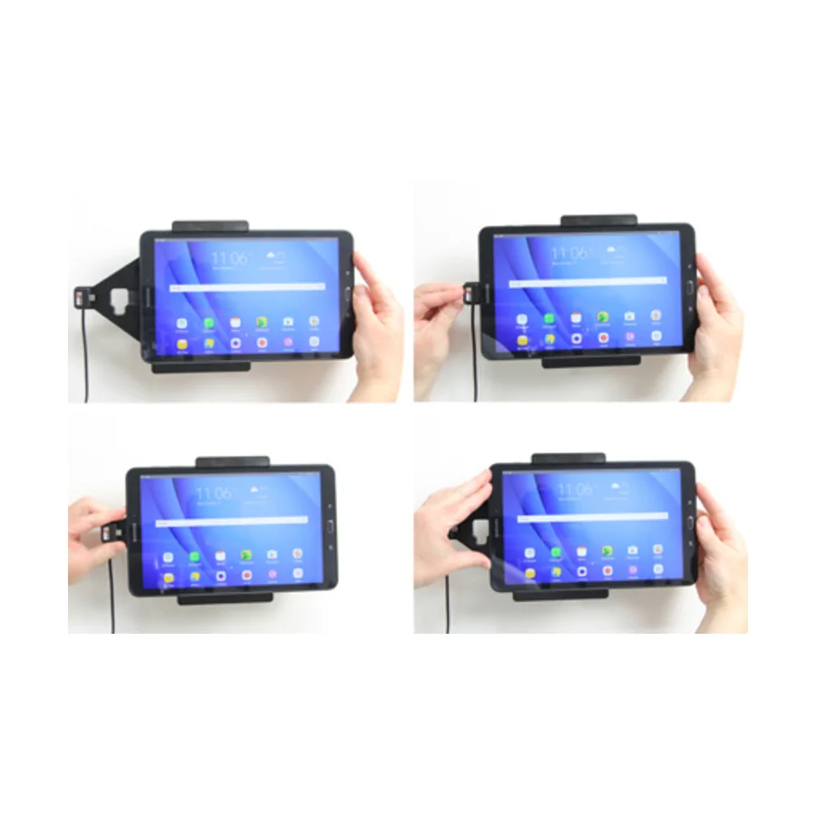 Bild 3 : 521919 : Brodit Halter Aktiv USB, 12/24V, für SAMSUNG Galaxy Tab A 10.1 (2016), inkl. USB-Ladegerät