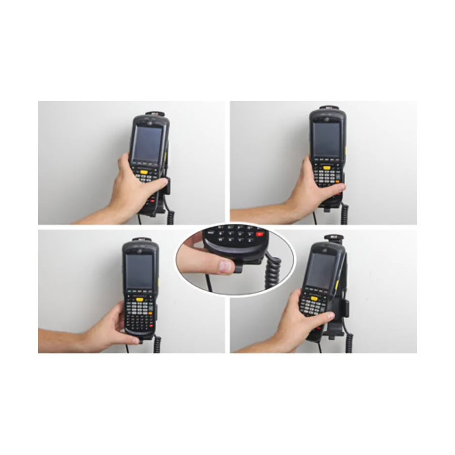 Bild 3 : 522699 : Brodit Halter Aktiv, 12/24V, für ZEBRA MC9500 (auch Motorola / Symbol), 3A Ladung, mit USB Host