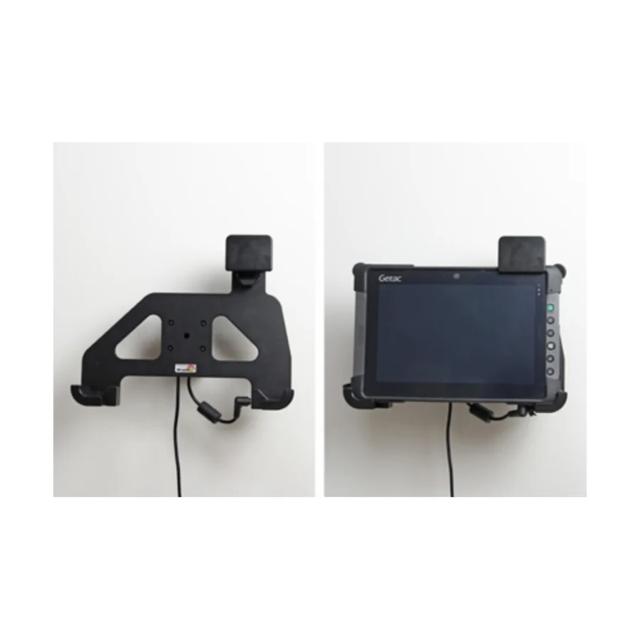 Bild 4 : 522706 : Brodit Halter mit Verriegelung für GETAC T800, mit Kabelbefestigung für Original Getac Zigarettenanzünderkabel