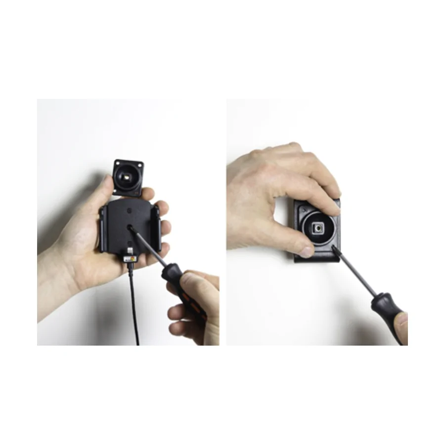 Bild 2 : 527666 : Brodit einstellbarer Halter (seitlich) Aktiv, mit Festanschluss, 12/24V, f�r APPLE iPhone 7, f�r Schutzh�llen, max: Breite 62-77mm, Dicke: 2-10mm