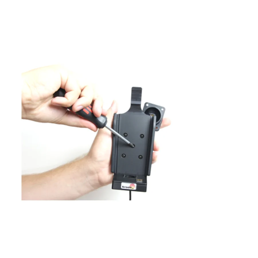Bild 1 : 532304 : Brodit Halter Aktiv, mit Festanschluss, 12/24V, für VERIFONE VX 680