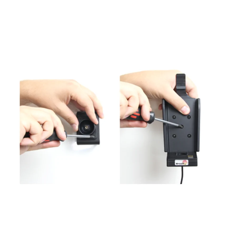 Bild 2 : 532304 : Brodit Halter Aktiv, mit Festanschluss, 12/24V, für VERIFONE VX 680