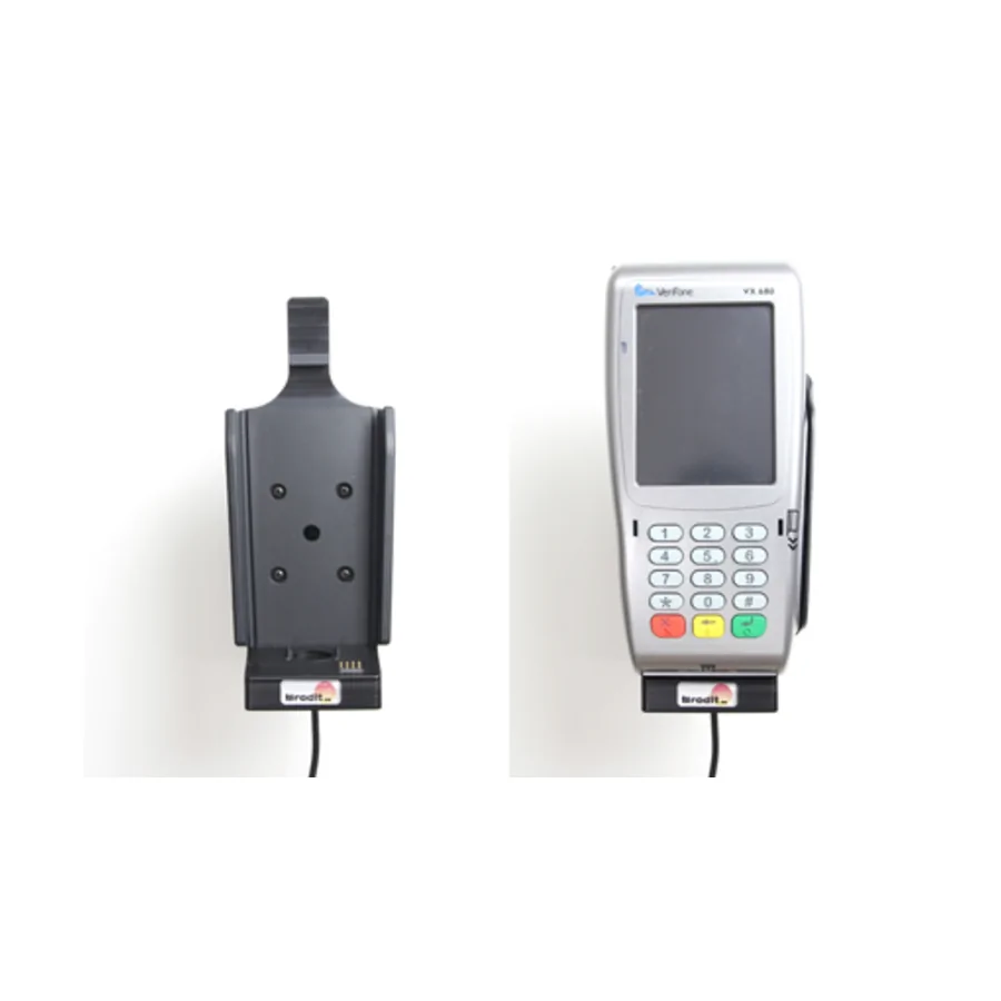 Bild 4 : 532304 : Brodit Halter Aktiv, mit Festanschluss, 12/24V, für VERIFONE VX 680