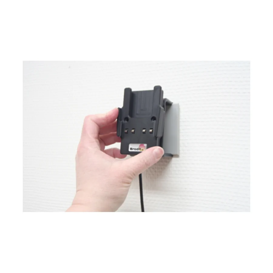 Bild 1 : 532493 : Brodit Halter Aktiv, mit Festanschluss, 12/24V, für MOTOROLA DP2600 (DP2000 Serie)