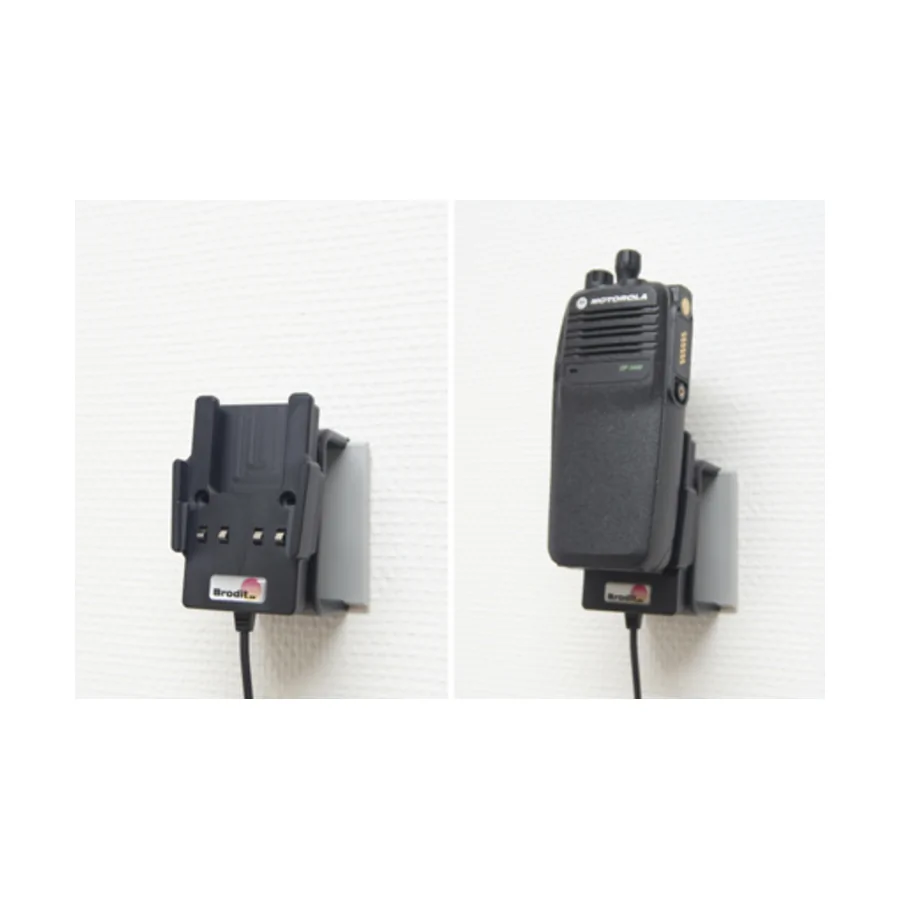 Bild 4 : 532493 : Brodit Halter Aktiv, mit Festanschluss, 12/24V, für MOTOROLA DP2600 (DP2000 Serie)