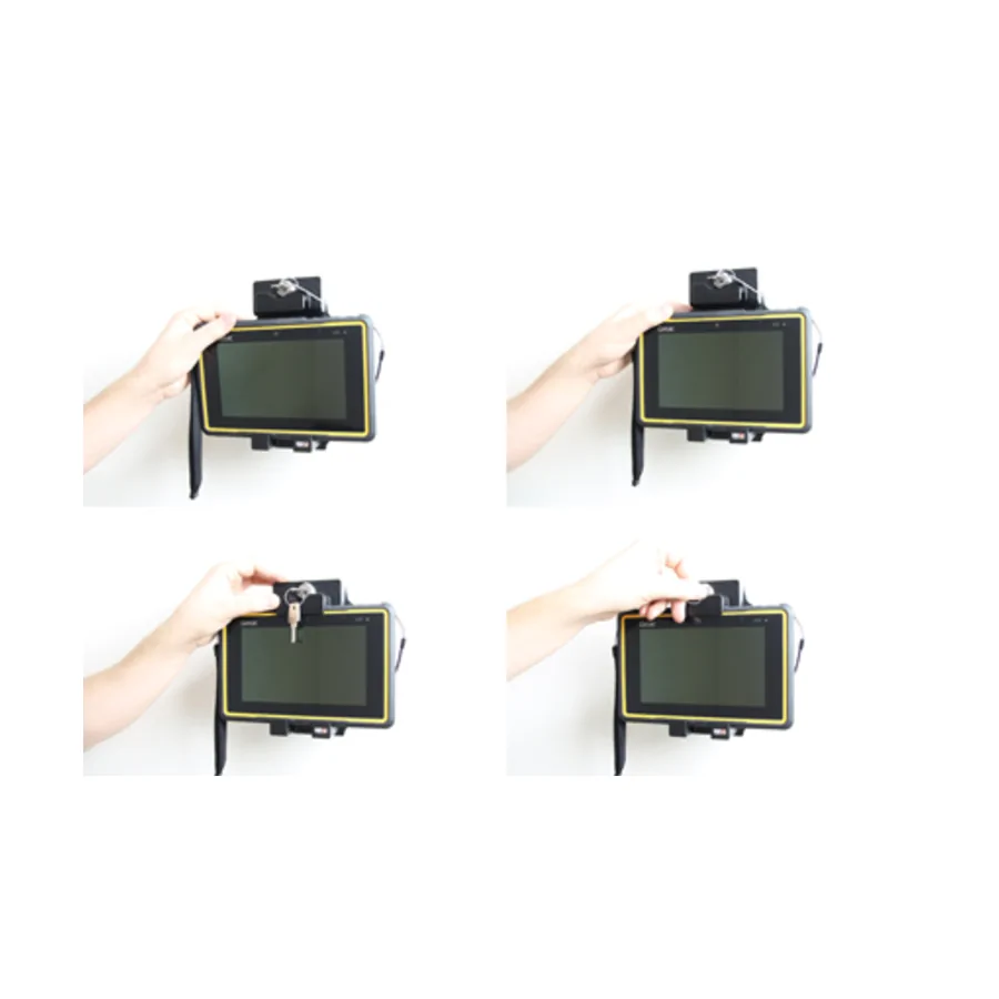 Bild 2 : 535480 : Brodit abschließbarer Halter für GETAC Z710 (EU + US Version)