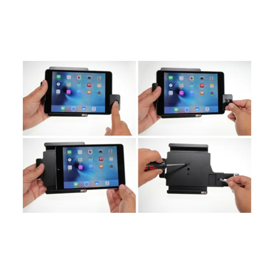 Bild 2 : 539826 : Brodit einstellbarer + abschlie�barer Tablet Halter f�r NOKIA T10