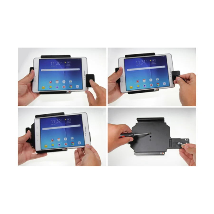 Bild 2 : 539854 : Brodit einstellbarer + abschlie�barer Tablet Halter f�r BLACKVIEW Tab 13
