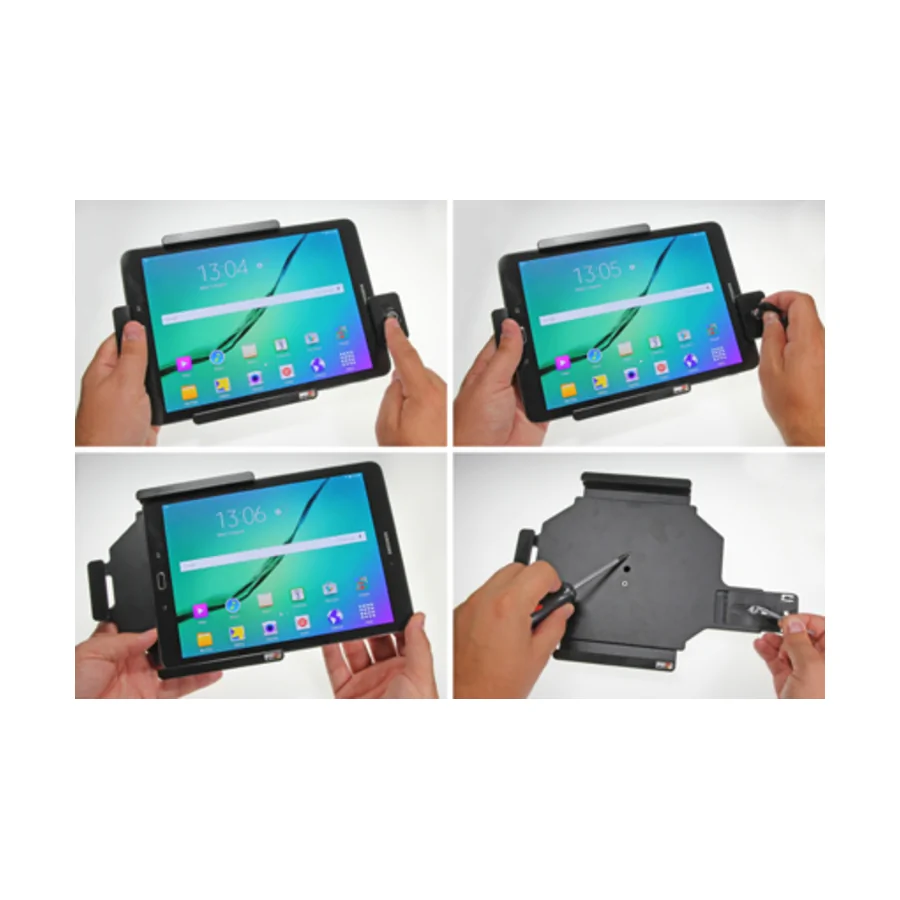 Bild 2 : 539855 : Brodit einstellbarer + abschlie�barer Tablet Halter f�r MICROSOFT Surface Go 3