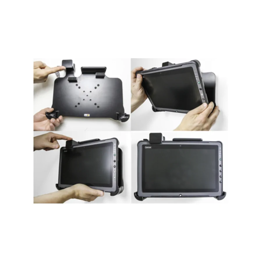Bild 2 : 539865 : Brodit abschließbarer Halter für GETAC F110 (nur Generation 1-5)