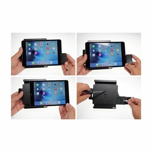 Bild 2 : 541826 : Brodit einstellbarer Tablet Halter mit Verriegelung , Universal: max. Hhe: 115-138mm, Breite: 180-210mm