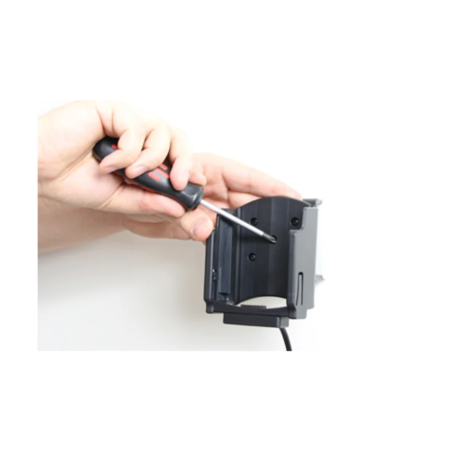 Bild 3 : 560013 : Brodit Halter Aktiv, 12/24V, für ZEBRA MC55, mit glattem Ladekabel (150cm), auch für Geräte mit extended battery
