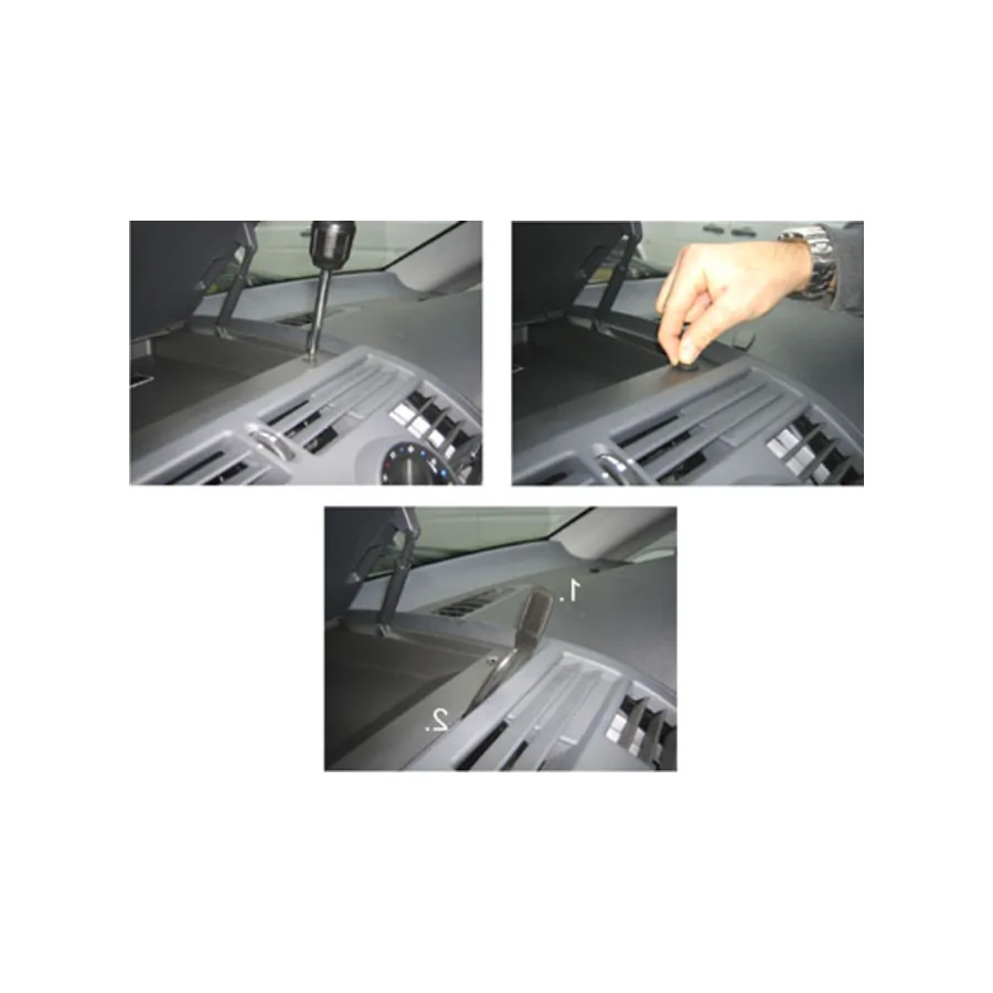 Bild 1 : 653569 : Brodit RHD ProClip für Mercedes Vito (W639), ab Bj. 2003 bis 04/2014, NUR für Modelle mit einem Fach oben auf dem Armaturenbrett (Nur Rechtslenker!)