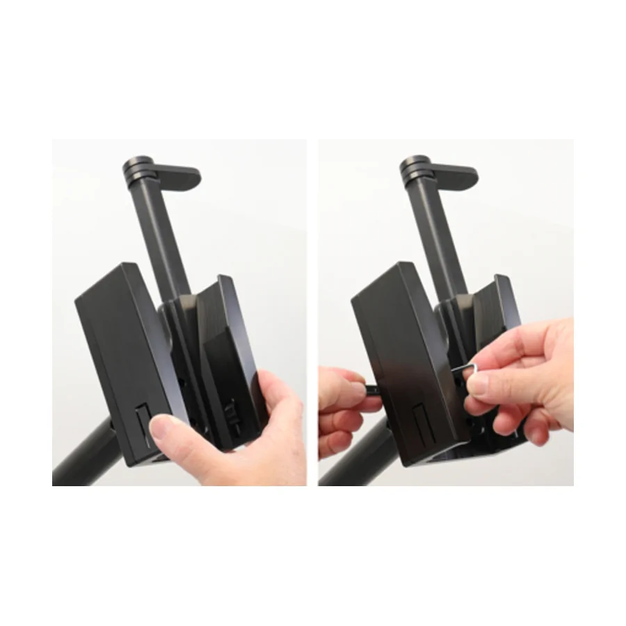 Bild 1 : 710135 : Brodit Scanner Halterung für ZEBRA MC9300, mit schwenkbarer oberer Fixierung