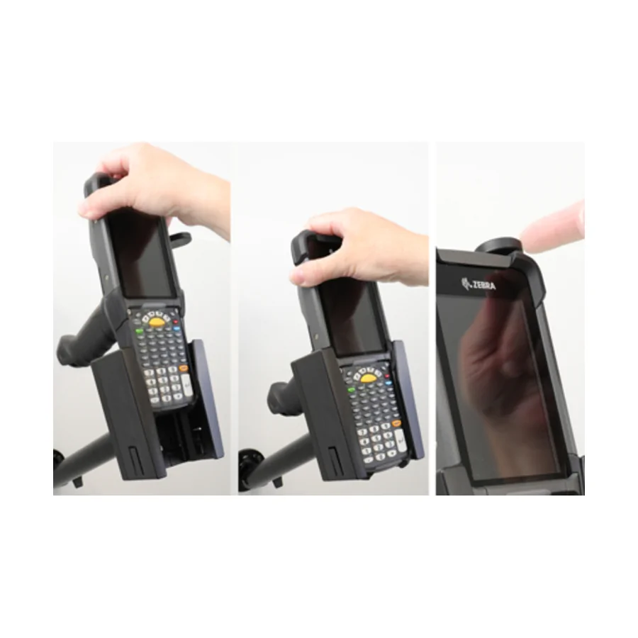 Bild 2 : 710135 : Brodit Scanner Halterung für ZEBRA MC9300, mit schwenkbarer oberer Fixierung