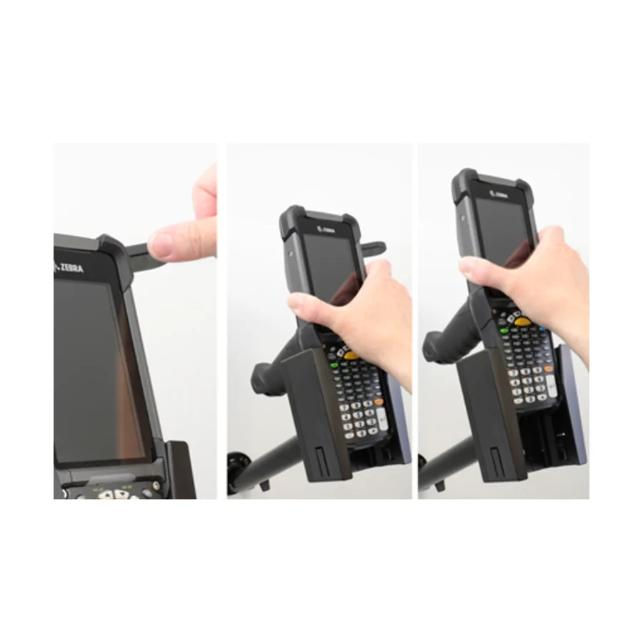 Bild 3 : 710135 : Brodit Scanner Halterung für ZEBRA MC9300, mit schwenkbarer oberer Fixierung