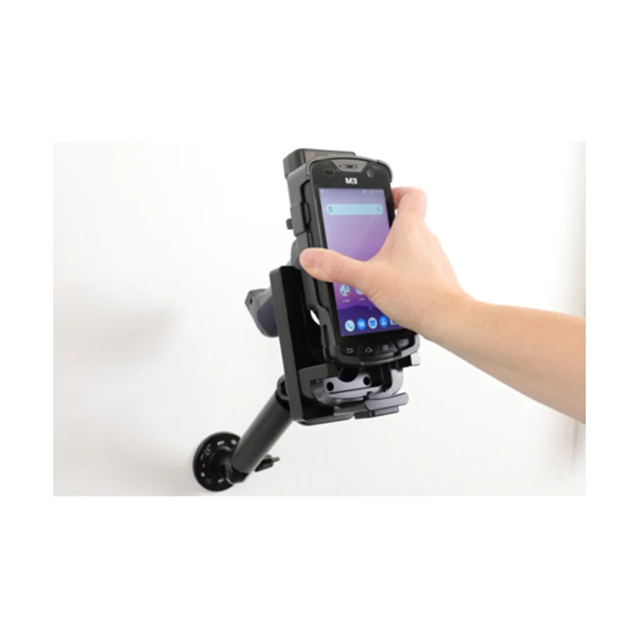 Bild 3 : 710158 : Brodit Halter für M3 MOBILE SM15 , NUR für Geräte mit original Bumper + Pistolengriff! / mit Vibrationsdämpfern