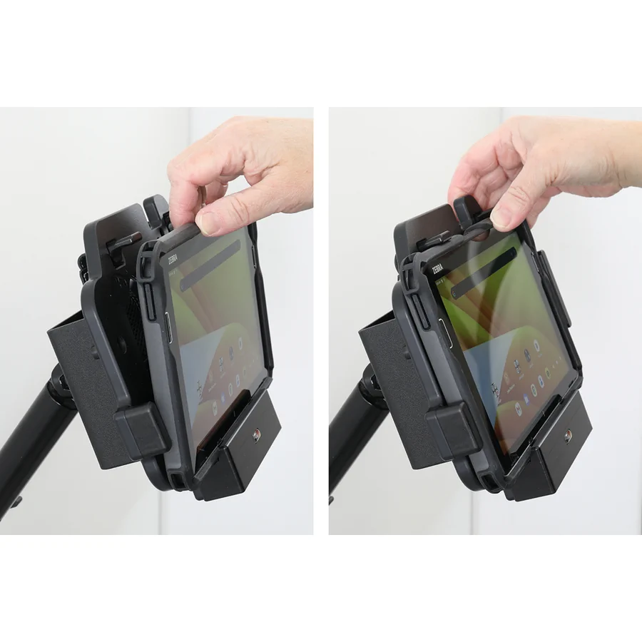 Bild 2 : 710464 : Brodit Modul-Upgrade Halter für ZEBRA ET401 8 Zoll, für Geräte mit Rugged Boot / Exoskeleton