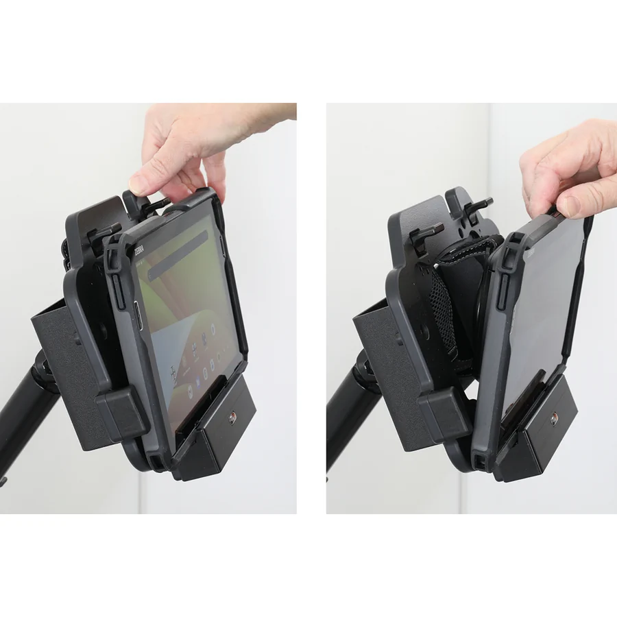 Bild 3 : 710464 : Brodit Modul-Upgrade Halter für ZEBRA ET401 8 Zoll, für Geräte mit Rugged Boot / Exoskeleton