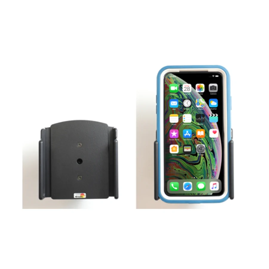 Bild 4 : 711084 : Brodit einstellbarer Halter (seitlich) für APPLE iPhone 11 Pro Max, für Schutzhüllen, max: Breite 80-94mm, Dicke: 9-13mm