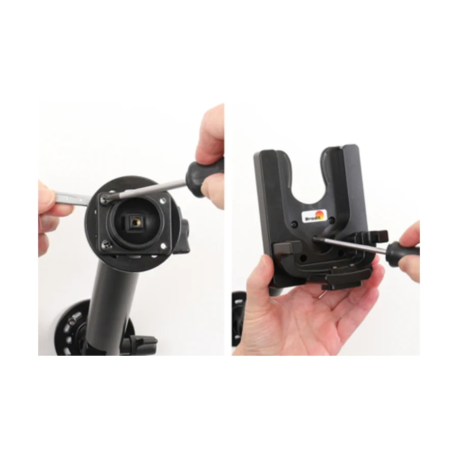 Bild 2 : 711157 : Brodit Halter für M3 MOBILE SM15 , NUR für Geräte mit original Bumper + Pistolengriff!
