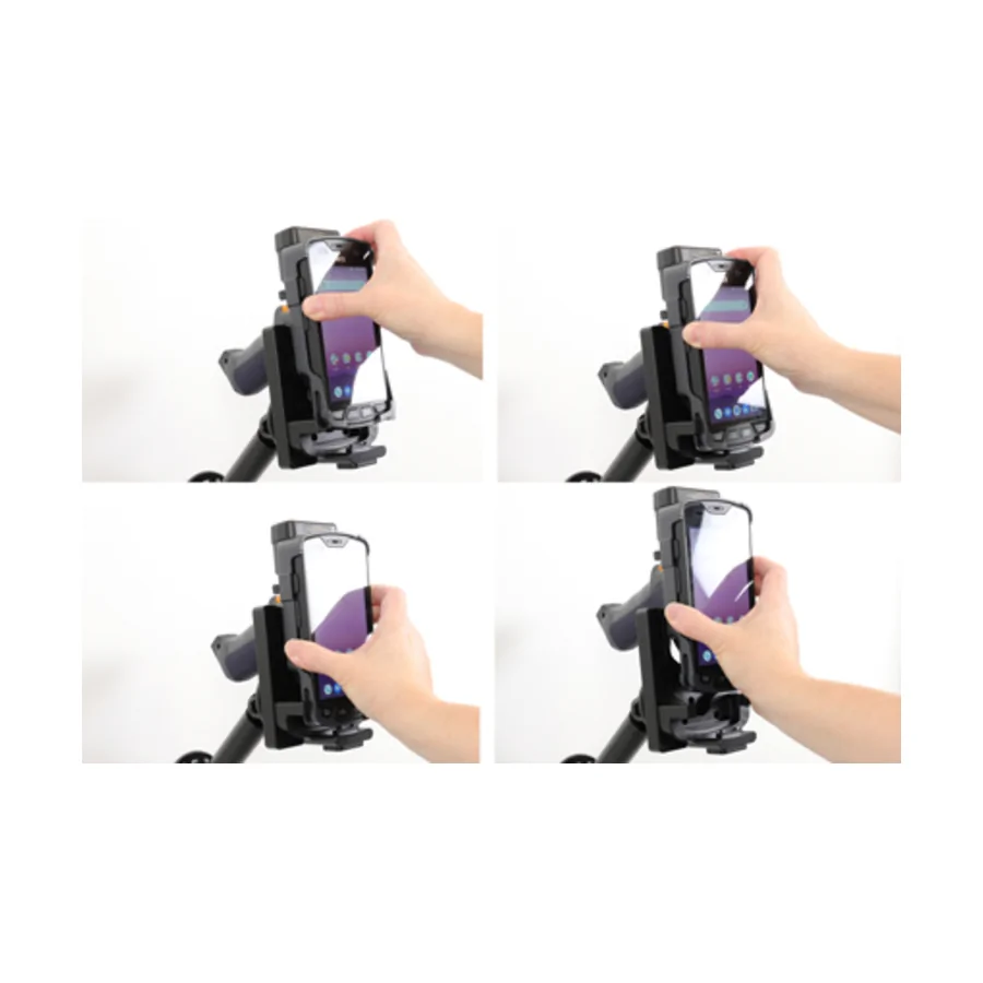 Bild 3 : 711157 : Brodit Halter für M3 MOBILE SM15 , NUR für Geräte mit original Bumper + Pistolengriff!