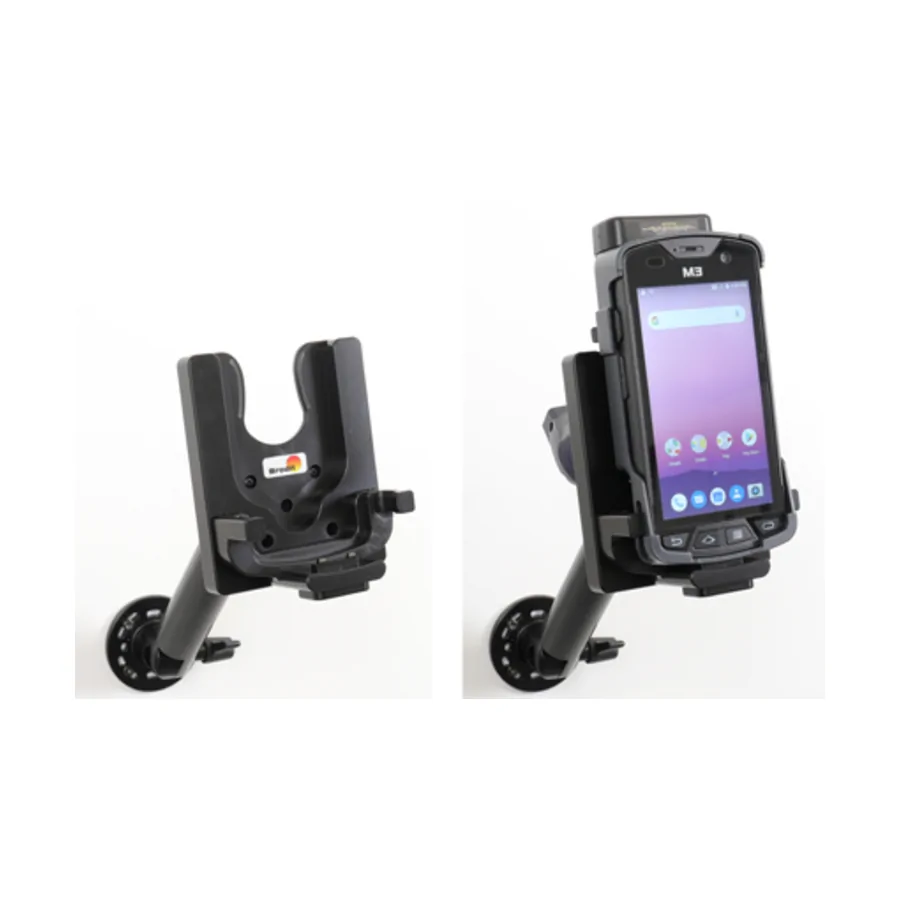 Bild 4 : 711157 : Brodit Halter für M3 MOBILE SM15 , NUR für Geräte mit original Bumper + Pistolengriff!