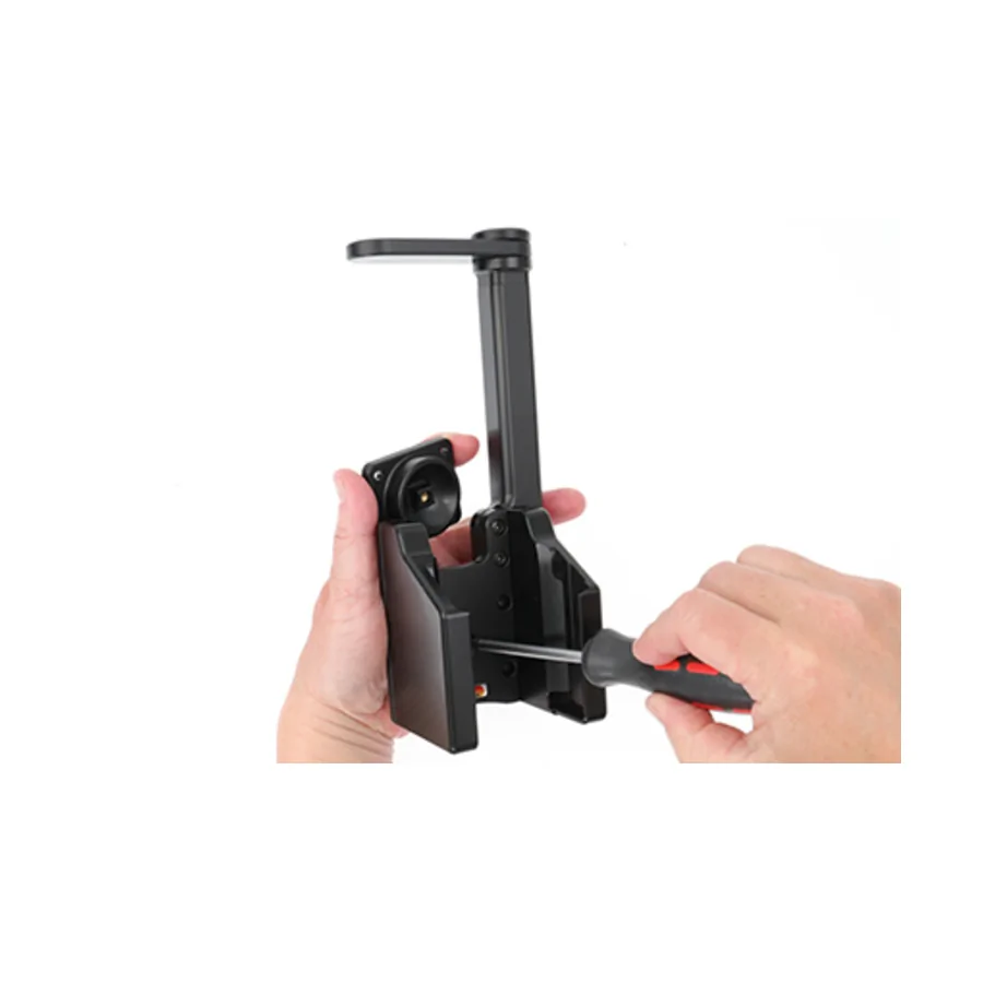 Bild 1 : 711249 : Brodit Halter für M3 MOBILE US20, mit schwenkbarer Steghalterung, für Geräte mit oder ohne Pistolengriff