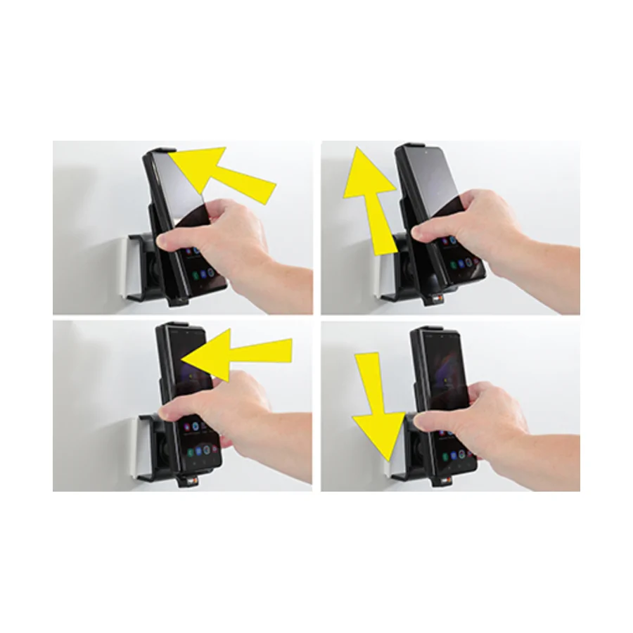 Bild 2 : 711327 : Brodit Halter f�r SAMSUNG Galaxy Z Fold4 (F�r ein- und ausgeklappten Zustand)