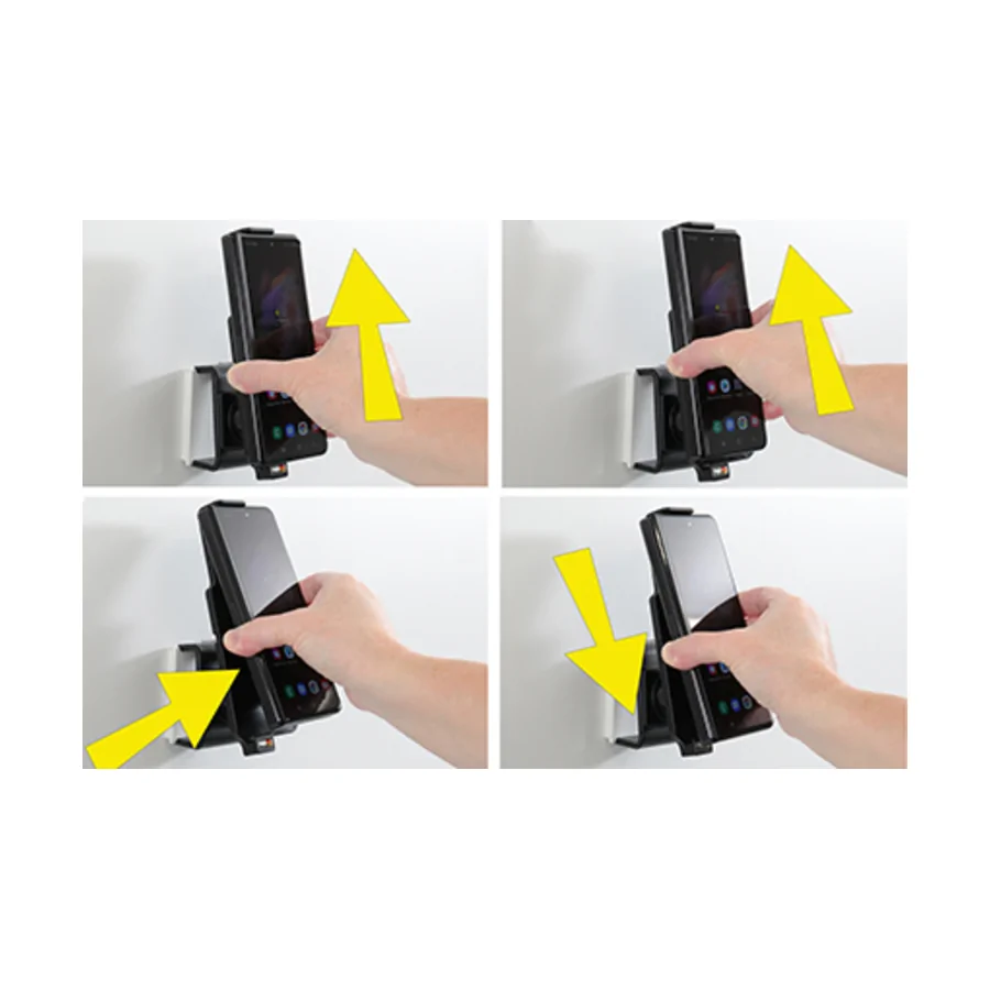 Bild 3 : 711327 : Brodit Halter f�r SAMSUNG Galaxy Z Fold4 (F�r ein- und ausgeklappten Zustand)