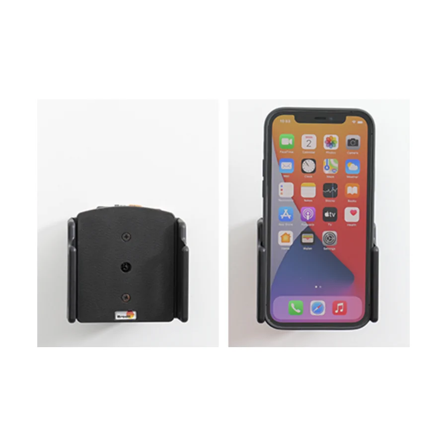 Bild 4 : 711368 : Brodit einstellbarer Halter (seitlich) f�r APPLE iPhone 12, f�r dickere Schutzh�llen, max: Breite 75-89mm, Dicke: 8-12mm