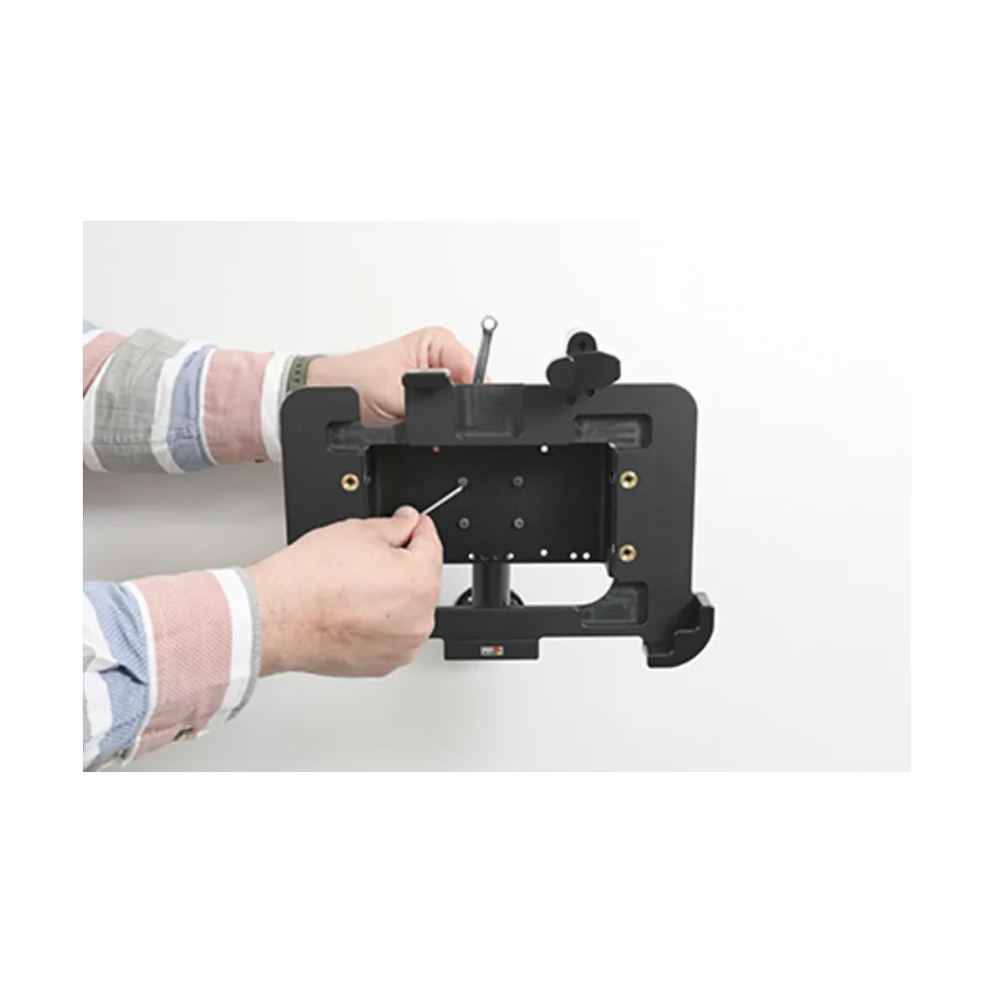 Bild 1 : 711402 : Brodit Halter für HONEYWELL ScanPal EDA10A, für Geräte mit Rugged Hülle (EDA10A-RB-0) und MIT Handschlaufe (EDA10A-HS-1PK), mit AMPS + VESA 75