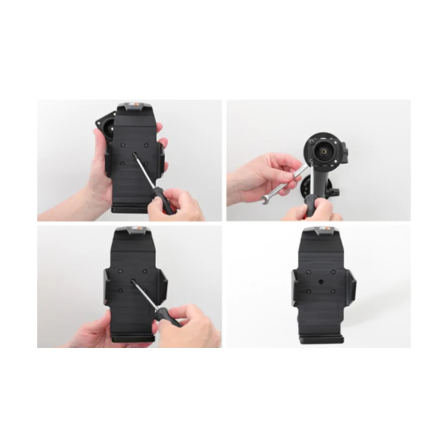 Bild 1 : 712210 : Brodit Halter Aktiv, 12/24V, für VERIFONE V400m, Original Basisstation wird benötigt!