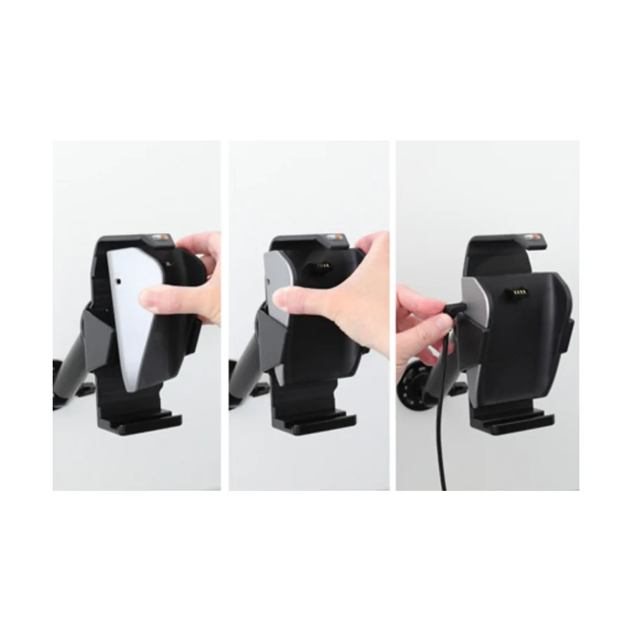 Bild 2 : 712210 : Brodit Halter Aktiv, 12/24V, für VERIFONE V400m, Original Basisstation wird benötigt!