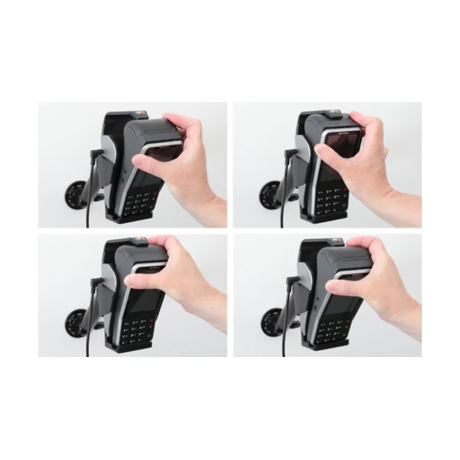 Bild 3 : 712210 : Brodit Halter Aktiv, 12/24V, für VERIFONE V400m, Original Basisstation wird benötigt!