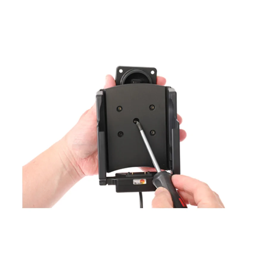 Bild 1 : 712306 : Brodit Halter Aktiv, 12/24V, für ZEBRA TC53, nur für Geräte MIT Zebra original Rugged Boot!, Ladung über Pogo-Pins